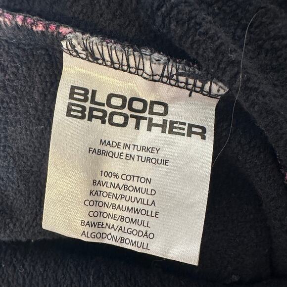 BLOOD BROTHER Black Pink Space Dye Men's Cotton Shorts Medium - Picture 11 of 11